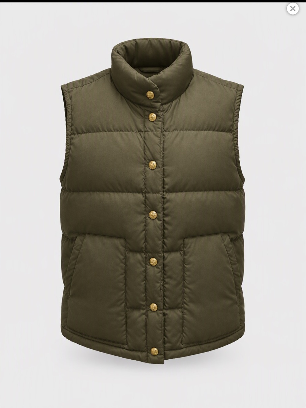 Tuckernuck Quilted Puffer Vest - Olive Green
